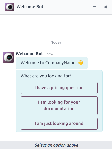 Ansicht des Chat-Fensters mit einem in Odoo Livechat erstellten Kundendienstticket