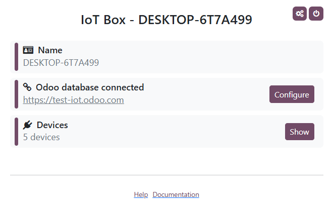 Página de inicio de IoT virtual de Windows