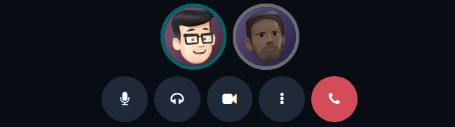 Vista de una reunión en Odoo Conversaciones.