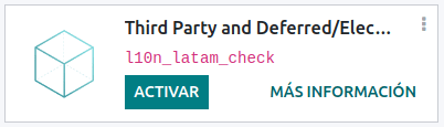 l10n_latam_check मॉड्यूल।