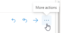 Outlook में ज़्यादा ऐक्शन बटन