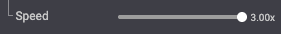 Speed option for animated image shapes