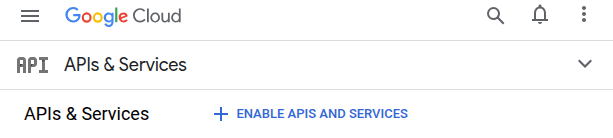 Active el API y servicios en el proyecto API.