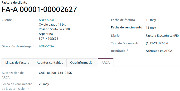 ARCA Status.