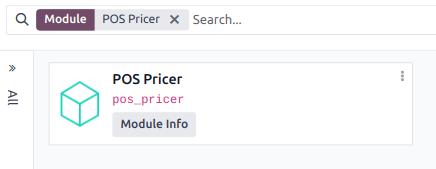 アプリから POS Pricer モジュールをインストール